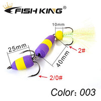 FISH KING Soft Lures Foam Bait Swimbait Wobbler