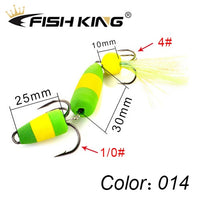 FISH KING Soft Lures Foam Bait Swimbait Wobbler