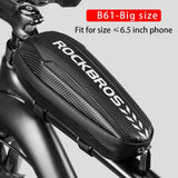 ROCKBROS Waterproof Cycling Top Front Tube Frame Bag