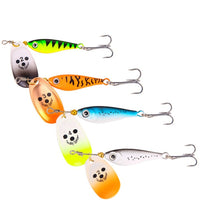 1pcs Rotating Metal Spinner Fishing Lures 11g 15g 20g