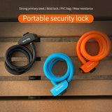 WEST BIKING Bicycle Cable Lock Anti-theft Lock With Keys 1.2M