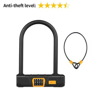 Strong Security U Lock with Steel Cable