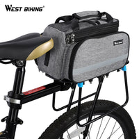 WEST BIKING Seat Pannier Pack Luggage Cycling Bag 10-25L