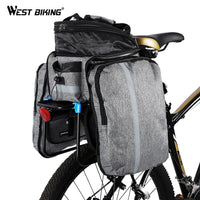 WEST BIKING Seat Pannier Pack Luggage Cycling Bag 10-25L