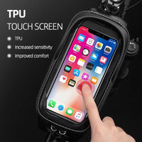 ROCKBROS Front Phone Bicycle Bag Waterproof Touch Screen