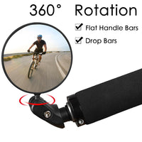 WEST BIKING 360 Rotate Bicycle Rearview Mirror