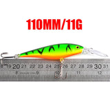 Proleurre Floating Minnow Hard Fishing Lures 11cm 11g Wobbler Swimbait