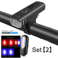 Anti-glare Smart Bike Light USB Rechargeable