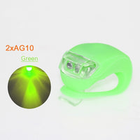 Waterproof Silicone Bicycle Light with Battery