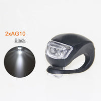 Waterproof Silicone Bicycle Light with Battery