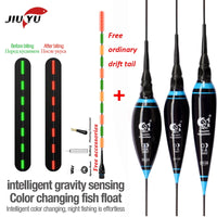 JiuYu Smart Fishing Led Light Float Night Luminous Floats Automatically Remind Fishing tackle