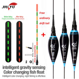 JiuYu Smart Fishing Led Light Float Night Luminous Floats Automatically Remind Fishing tackle