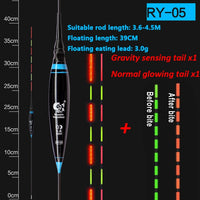 JiuYu Smart Fishing Led Light Float Night Luminous Floats Automatically Remind Fishing tackle