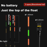 JiuYu Smart Fishing Led Light Float Night Luminous Floats Automatically Remind Fishing tackle