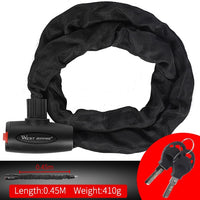 WEST BIKING Bicycle Lock Steel Anti-Theft Bike Chain