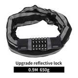 WEST BIKING Bicycle Lock Steel Anti-Theft Bike Chain