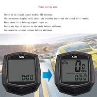 Waterproof LCD Digital Bike Computer Odometer Speedometer