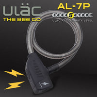 ULAC Mini Bicycle Lock 110dB Alarm Horn with LED Indicator