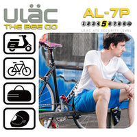 ULAC Mini Bicycle Lock 110dB Alarm Horn with LED Indicator