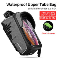 ROCKBROS Front Phone Bicycle Bag Waterproof Touch Screen