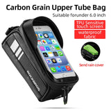 ROCKBROS Front Phone Bicycle Bag Waterproof Touch Screen