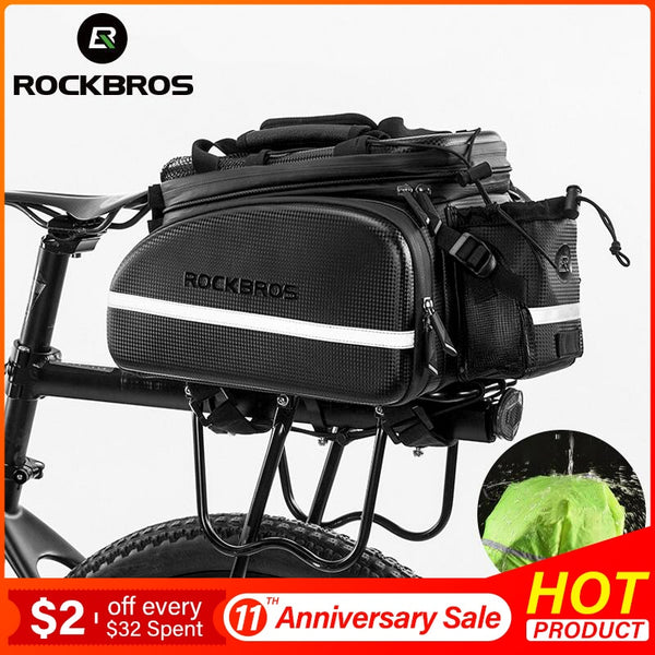 ROCKBROS Bicycle Carrier Bag MTB Bike Rack Bag