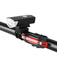 Bike Bicycle Light USB LED Rechargeable Set
