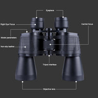 10x50 Telescopes HD Binoculars Compact