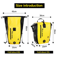 WEST BIKING 100% Waterproof Bicycle Bags Panniers Quality