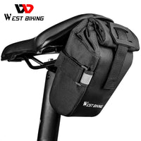 WEST BIKING Adjustable Bicycle Saddle Bag Rainproof