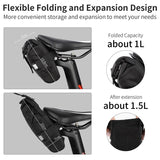 WEST BIKING Adjustable Bicycle Saddle Bag Rainproof