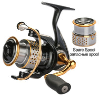 Tsurinoya metal fishing spinning reels deep and shallow spool 2000 series 5.2:1 9BB