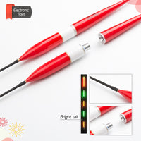 3pcs/lot Led electronic wooden fishing float