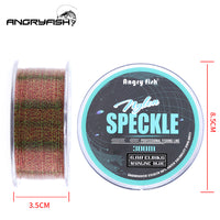 Angryfish 300m speckle invisible monofilament nylon fishing line