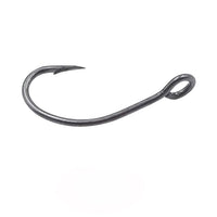 OUTKIT 20pcs carbon steel single fishing hook 6# 8# 10#